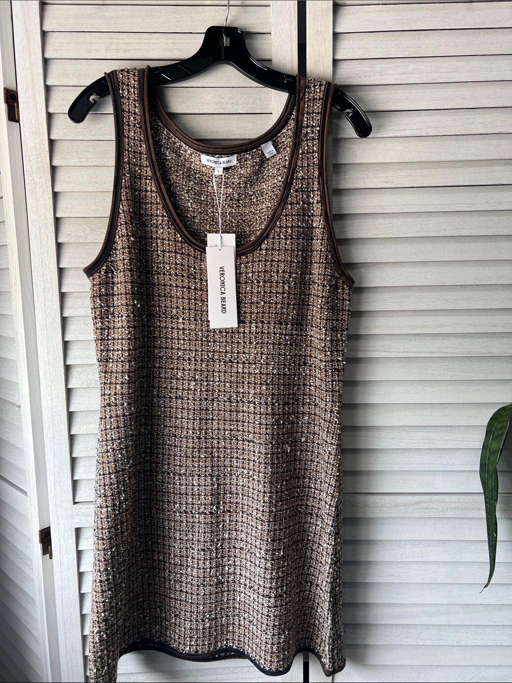 Veronica Beard Basette Tweed Sleeveless Dress